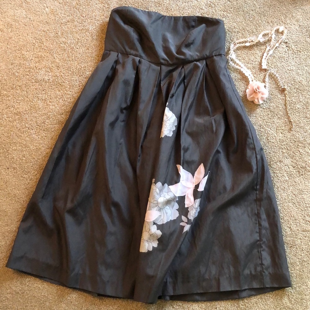 Strapless Gray Gap Dress, SZ 2P